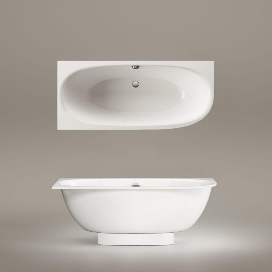 Inbyggnadsbadkar PAA VERSO D 170x75 cm, gjutmarmor – 5
