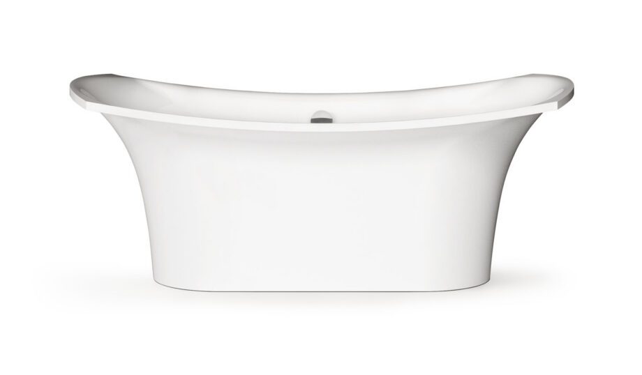 Eraldiseisev kivivann PAA BEL CANTO 180×85 cm, läikiv kivimass Fristående badkar PAA BEL CANTO 180x85 cm, gjutmarmor