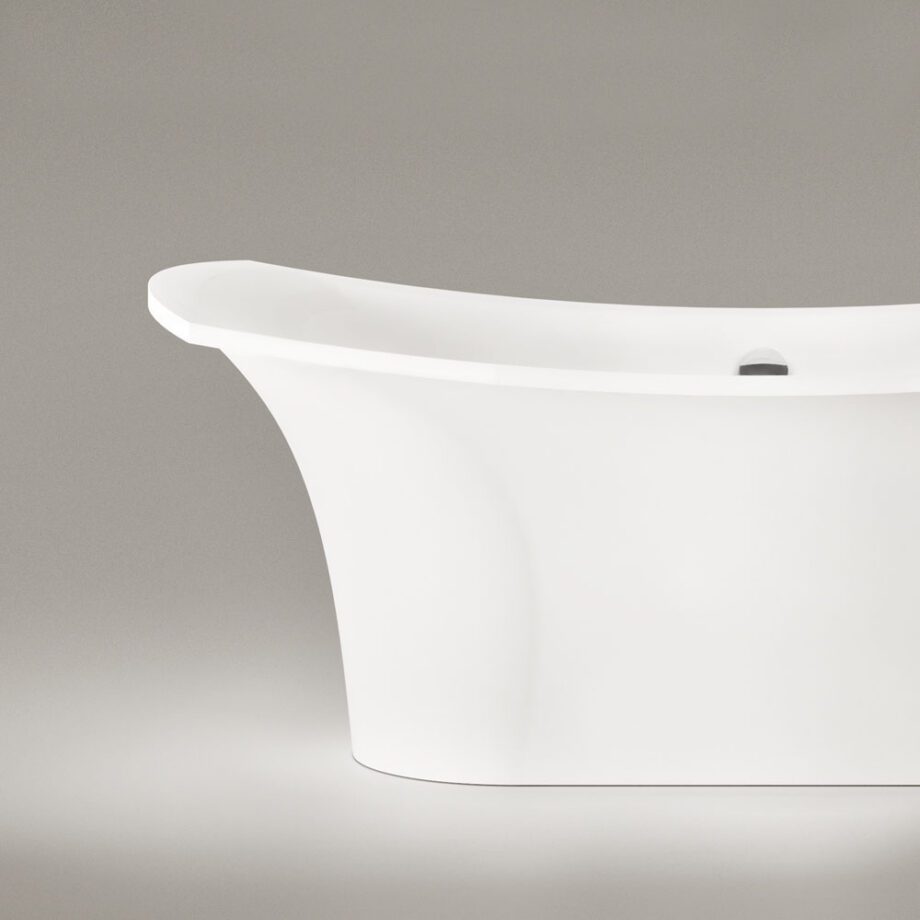 Eraldiseisev kivivann PAA BEL CANTO 180×85 cm, läikiv kivimass 11 Fristående badkar PAA BEL CANTO 180x85 cm, gjutmarmor – 11