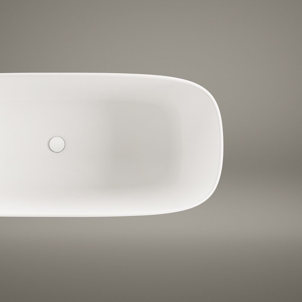 Fristående badkar PAA DUNA 150x65 cm, Silkstone – 8