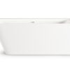 Hörnbadkar PAA QUADRO CORNER A 160x75 cm, gjutmarmor