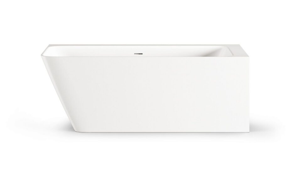 Hörnbadkar PAA QUADRO CORNER A 160x75 cm, gjutmarmor