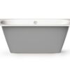 Sisseehitatav kivivann PAA SMART 150 150×75 cm, läikiv kivimass 6 Inbyggnadsbadkar PAA SMART 150 150x75 cm, gjutmarmor – 6