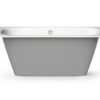 Sisseehitatav kivivann PAA SMART 150 AD 150×75 cm, ümarad nurgad A ja D, läikiv kivimass 6 Inbyggnadsbadkar PAA SMART 150 AD 150x75 cm, gjutmarmor – 6