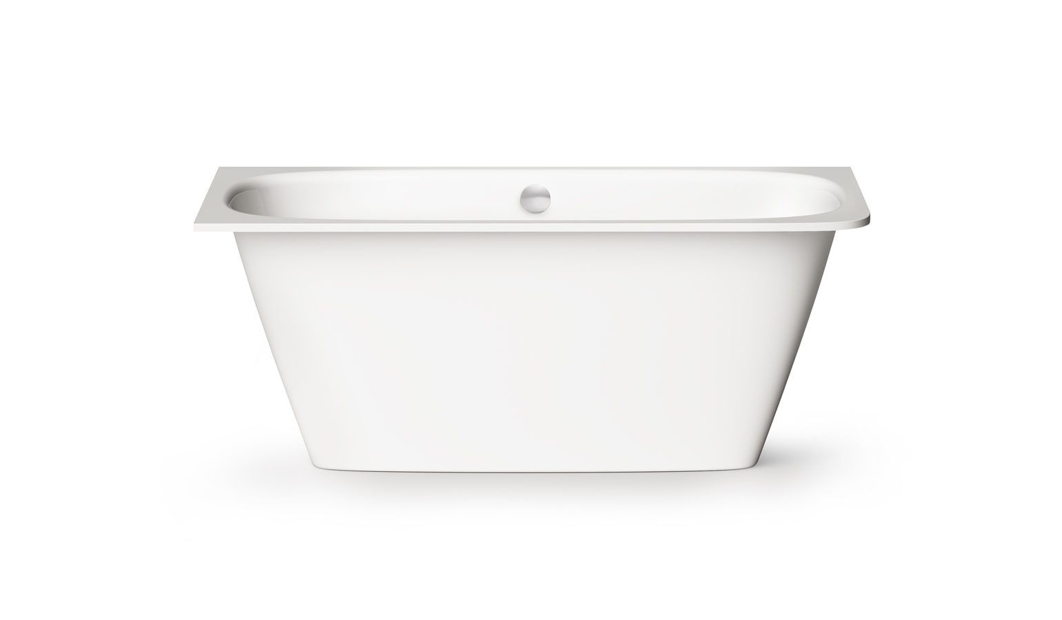 Inbyggnadsbadkar PAA SMART 150 D 150x75 cm, gjutmarmor