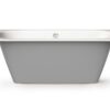 Sisseehitatav kivivann PAA SMART 160 A 160×75 cm, ümar nurk A, läikiv kivimass 6 Inbyggnadsbadkar PAA SMART 160 A 160x75 cm, gjutmarmor – 6