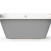 Sisseehitatav kivivann PAA SMART 160 AD 160×75 cm, ümarad nurgad A ja D, läikiv kivimass 6 Inbyggnadsbadkar PAA SMART 160 AD 160x75 cm, gjutmarmor – 6