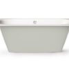 Sisseehitatav kivivann PAA SMART 160 D 160×75 cm, ümar nurk D, läikiv kivimass 7 Inbyggnadsbadkar PAA SMART 160 D 160x75 cm, gjutmarmor – 7