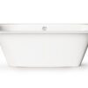 Bath Perla design images on white background Inbyggnadsbadkar PAA SMART 180 A 180x75 cm, gjutmarmor
