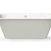 Bath Perla design images on white background Inbyggnadsbadkar PAA SMART 180 A 180x75 cm, gjutmarmor – 7