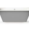 Bath Perla design images on white background Inbyggnadsbadkar PAA SMART 180 AD 180x75 cm, gjutmarmor – 6