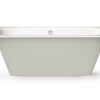Bath Perla design images on white background Inbyggnadsbadkar PAA SMART 180 D 180x75 cm, gjutmarmor – 7