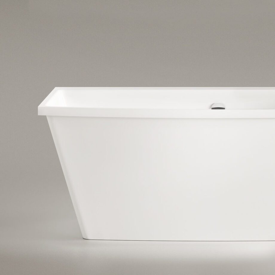 Fristående badkar PAA STEP 170x89 cm, gjutmarmor – 9