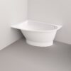 Nurgavann PAA TRE 150 D 150×100 cm, parempoolne, läikiv kivimass 7 Hörnbadkar PAA TRE 150 D 150x100 cm, höger, gjutmarmor – 7