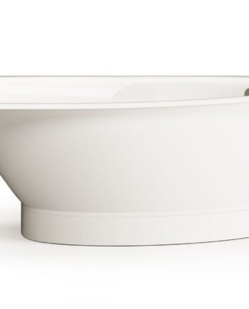 Hörnbadkar PAA TRE 170 D 170x100 cm, höger, gjutmarmor