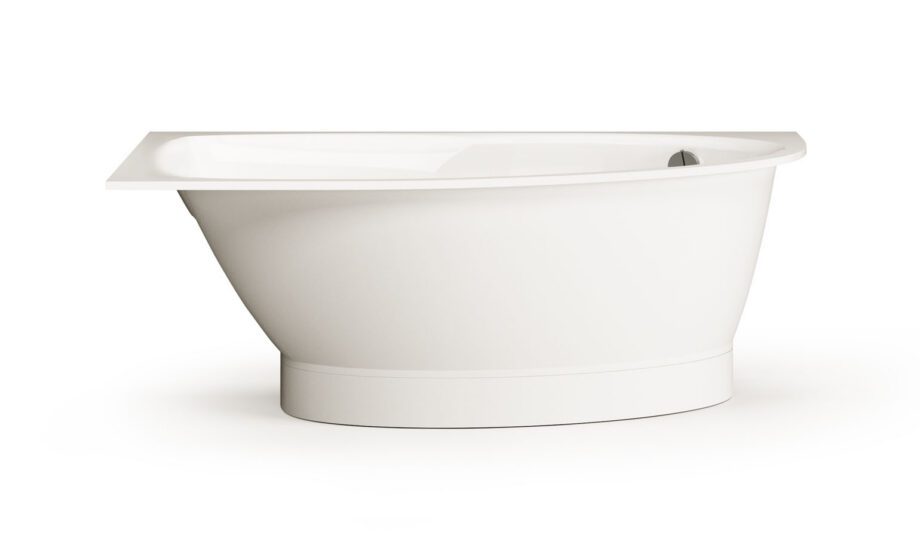 Hörnbadkar PAA TRE 170 D 170x100 cm, höger, gjutmarmor