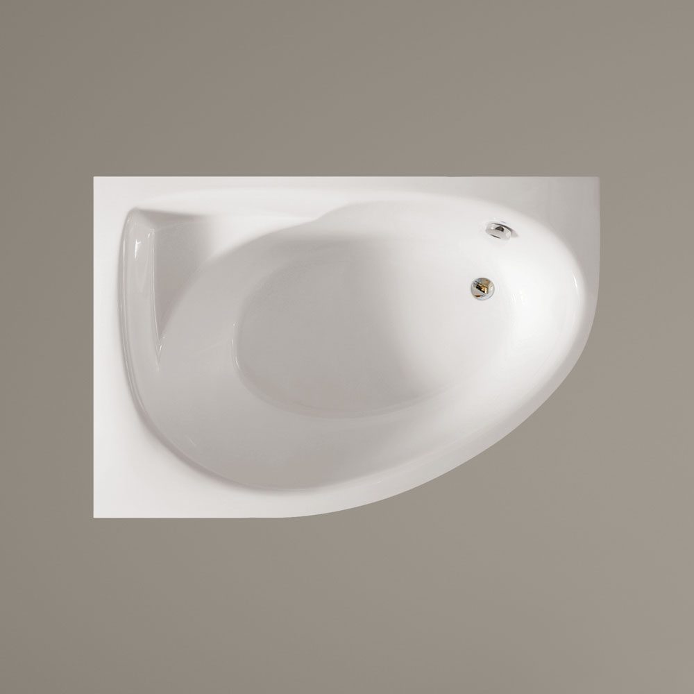 Hörnbadkar PAA TRE 150 D 150x100 cm, höger, gjutmarmor – 5