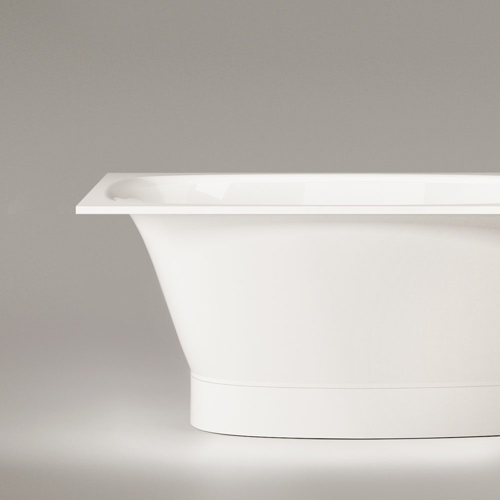 Inbyggnadsbadkar PAA UNO 150 150x75 cm, gjutmarmor – 4