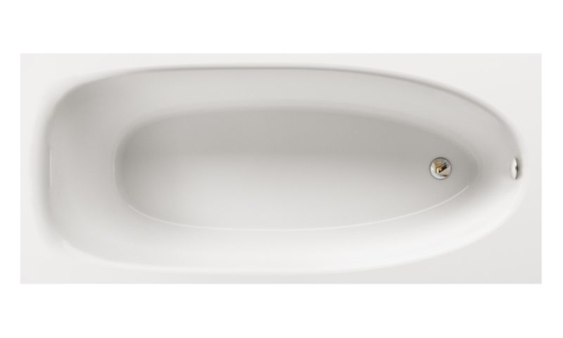 Inbyggnadsbadkar PAA UNO 170 170x75 cm, gjutmarmor – 5