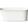 Fristående badkar PAA VARIO L ABCD 166x75 cm, gjutmarmor