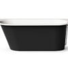 Sisseehitatav kivivann PAA VARIO L AD 166×75 cm, ümarad nurgad A ja D, läikiv kivimass 8 Inbyggnadsbadkar PAA VARIO L AD 166x75 cm, gjutmarmor – 8