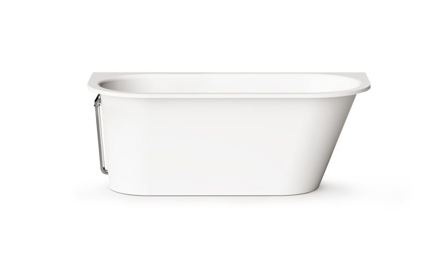 Sisseehitatav kivivann PAA VARIO L BC 166×75 cm, ümarad nurgad B ja C, läikiv kivimass Inbyggnadsbadkar PAA VARIO L BC 166x75 cm, gjutmarmor