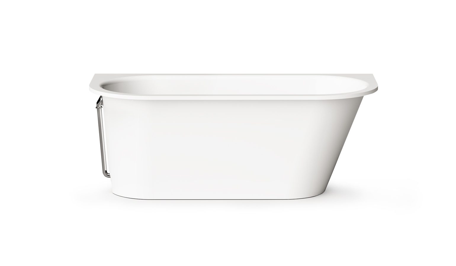 Inbyggnadsbadkar PAA VARIO L BC 166x75 cm, gjutmarmor