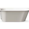 Sisseehitatav kivivann PAA VARIO L BC 166×75 cm, ümarad nurgad B ja C, läikiv kivimass 5 Inbyggnadsbadkar PAA VARIO L BC 166x75 cm, gjutmarmor – 5