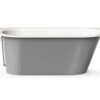 Sisseehitatav kivivann PAA VARIO L BC 166×75 cm, ümarad nurgad B ja C, läikiv kivimass 7 Inbyggnadsbadkar PAA VARIO L BC 166x75 cm, gjutmarmor – 7