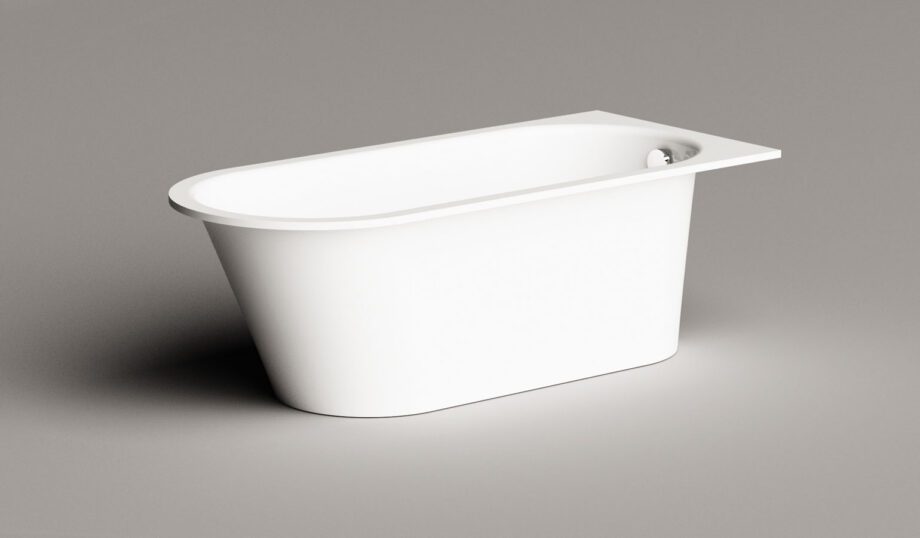 Inbyggnadsbadkar PAA VARIO M AB 158x75 cm, gjutmarmor – 10