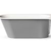 Sisseehitatav kivivann PAA VARIO L AB 168×75 cm, ümarad nurgad A ja B, läikiv kivimass 7 Inbyggnadsbadkar PAA VARIO L AB 168x75 cm, gjutmarmor – 7