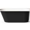 Sisseehitatav kivivann PAA VARIO L AB 168×75 cm, ümarad nurgad A ja B, läikiv kivimass 8 Inbyggnadsbadkar PAA VARIO L AB 168x75 cm, gjutmarmor – 8