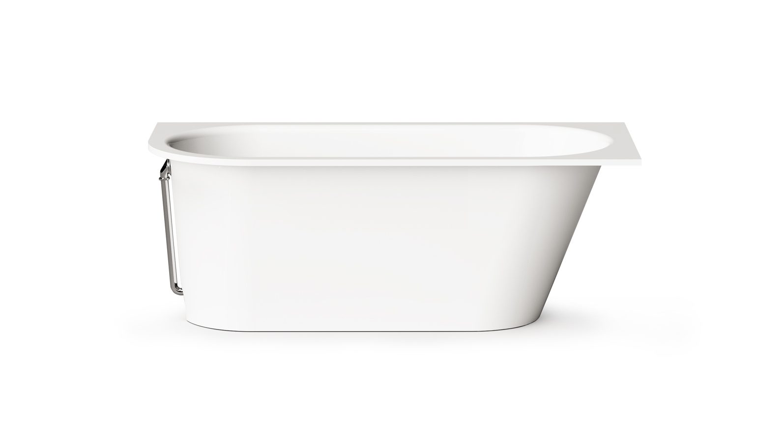 Inbyggnadsbadkar PAA VARIO L C 168x75 cm, gjutmarmor