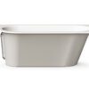Sisseehitatav kivivann PAA VARIO L C 168×75 cm, ümar nurk C, läikiv kivimass 5 Inbyggnadsbadkar PAA VARIO L C 168x75 cm, gjutmarmor – 5
