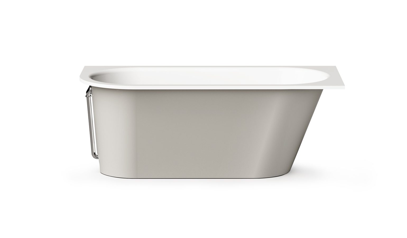 Inbyggnadsbadkar PAA VARIO L C 168x75 cm, gjutmarmor – 5