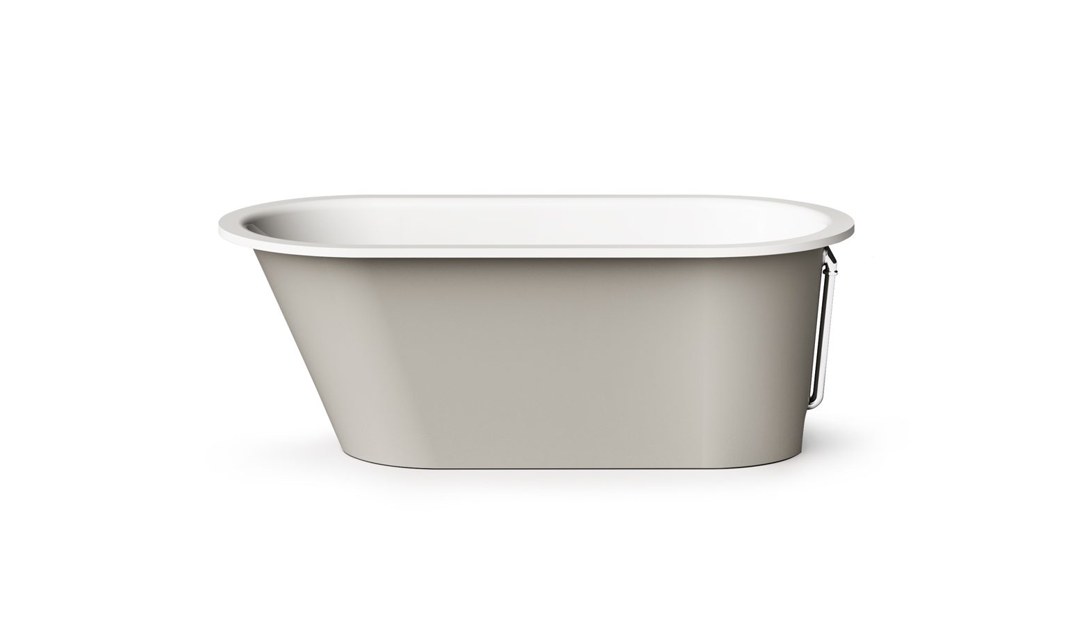 Fristående badkar PAA VARIO M ABCD 156x75 cm, gjutmarmor – 5