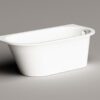 Sisseehitatav kivivann PAA VARIO M AD 156×75 cm, ümarad nurgad A ja D, läikiv kivimass 10 Inbyggnadsbadkar PAA VARIO M AD 156x75 cm, gjutmarmor – 10