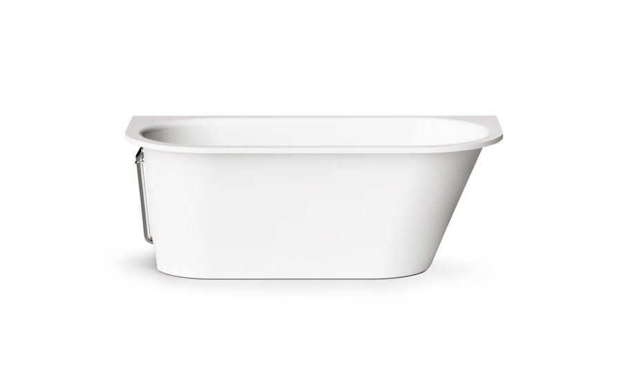 Sisseehitatav kivivann PAA VARIO M BC 156×75 cm, ümarad nurgad B ja C, läikiv kivimass Inbyggnadsbadkar PAA VARIO M BC 156x75 cm, gjutmarmor