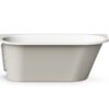 Sisseehitatav kivivann PAA VARIO M BC 156×75 cm, ümarad nurgad B ja C, läikiv kivimass 5 Inbyggnadsbadkar PAA VARIO M BC 156x75 cm, gjutmarmor – 5