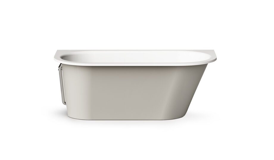 Sisseehitatav kivivann PAA VARIO M BC 156×75 cm, ümarad nurgad B ja C, läikiv kivimass 5 Inbyggnadsbadkar PAA VARIO M BC 156x75 cm, gjutmarmor – 5