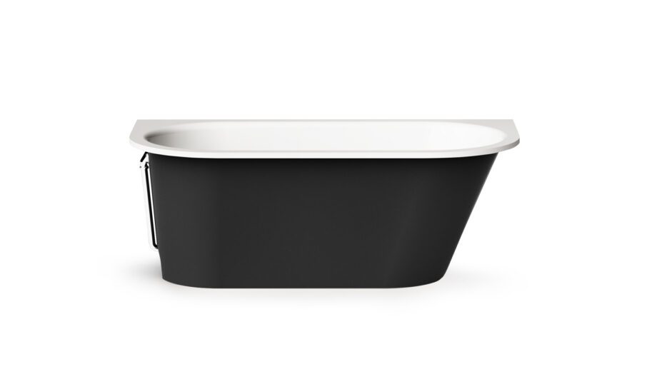 Sisseehitatav kivivann PAA VARIO M BC 156×75 cm, ümarad nurgad B ja C, läikiv kivimass 8 Inbyggnadsbadkar PAA VARIO M BC 156x75 cm, gjutmarmor – 8