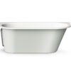 Sisseehitatav kivivann PAA VARIO M BC 156×75 cm, ümarad nurgad B ja C, läikiv kivimass 6 Inbyggnadsbadkar PAA VARIO M BC 156x75 cm, gjutmarmor – 6