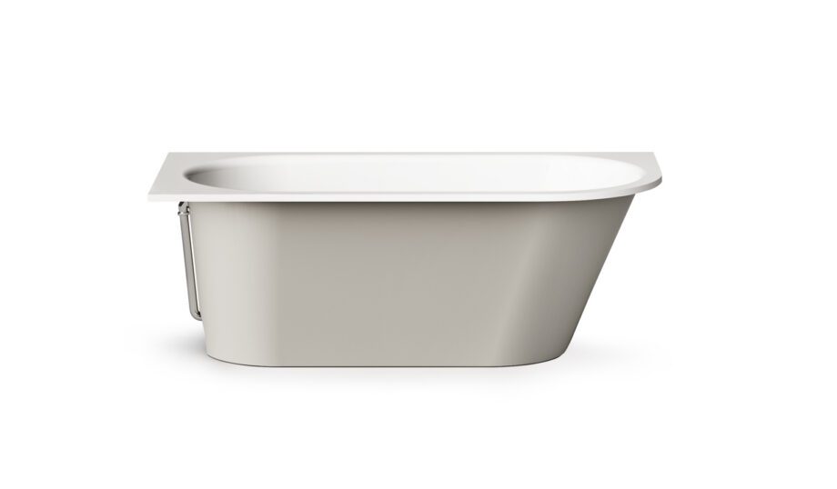 Sisseehitatav kivivann PAA VARIO L B 168×75 cm, ümar nurk B, läikiv kivimass 5 Inbyggnadsbadkar PAA VARIO L B 168x75 cm, gjutmarmor – 5