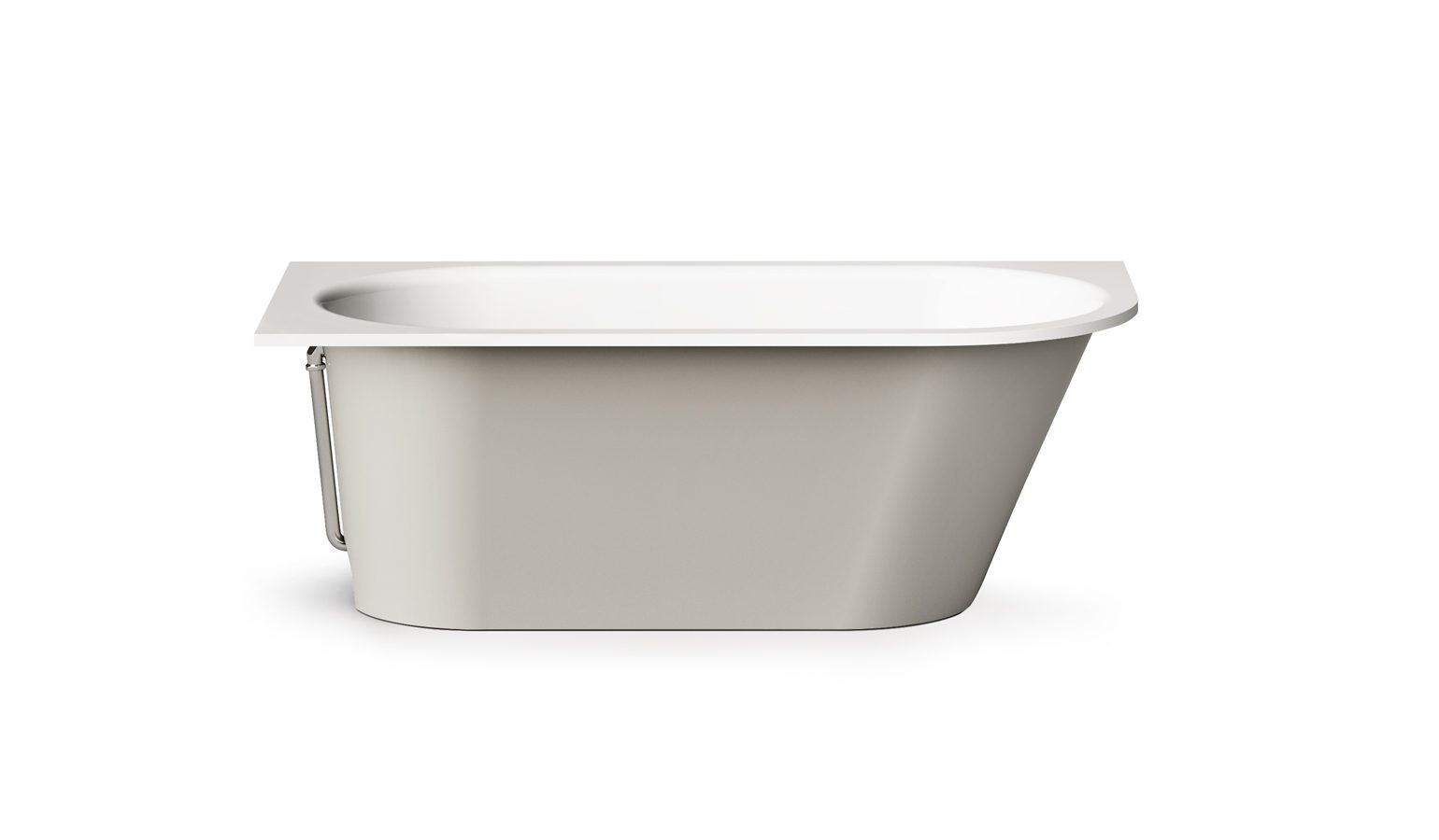 Inbyggnadsbadkar PAA VARIO L B 168x75 cm, gjutmarmor – 5
