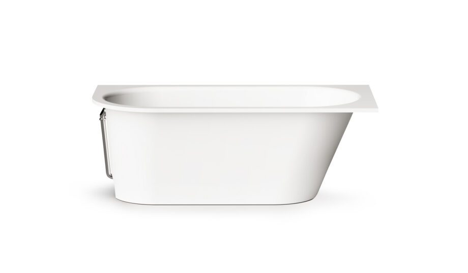 Sisseehitatav kivivann PAA VARIO M C 158×75 cm, ümar nurk C, läikiv kivimass Inbyggnadsbadkar PAA VARIO M C 158x75 cm, gjutmarmor