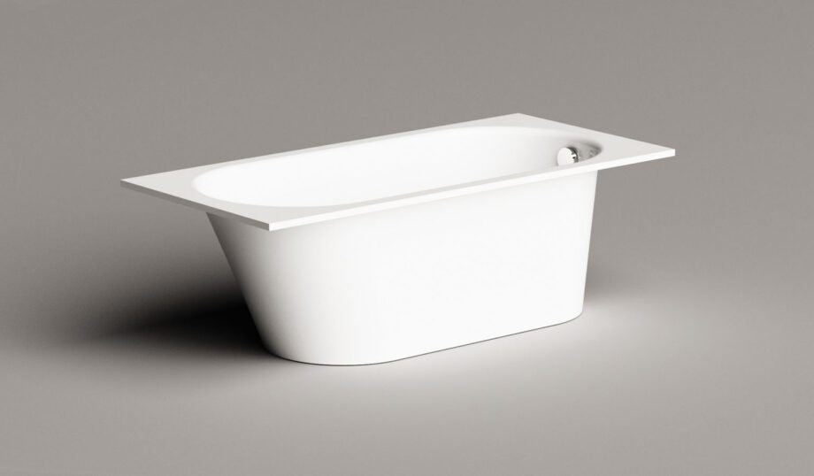 Sisseehitatav kivivann PAA VARIO M 160×75 cm, läikiv kivimass 11 Inbyggnadsbadkar PAA VARIO M 160x75 cm, gjutmarmor – 11
