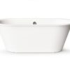 Fristående badkar PAA VARIO XL ABCD 175x80 cm, gjutmarmor