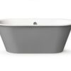 Fristående badkar PAA VARIO XL ABCD 175x80 cm, gjutmarmor – 8