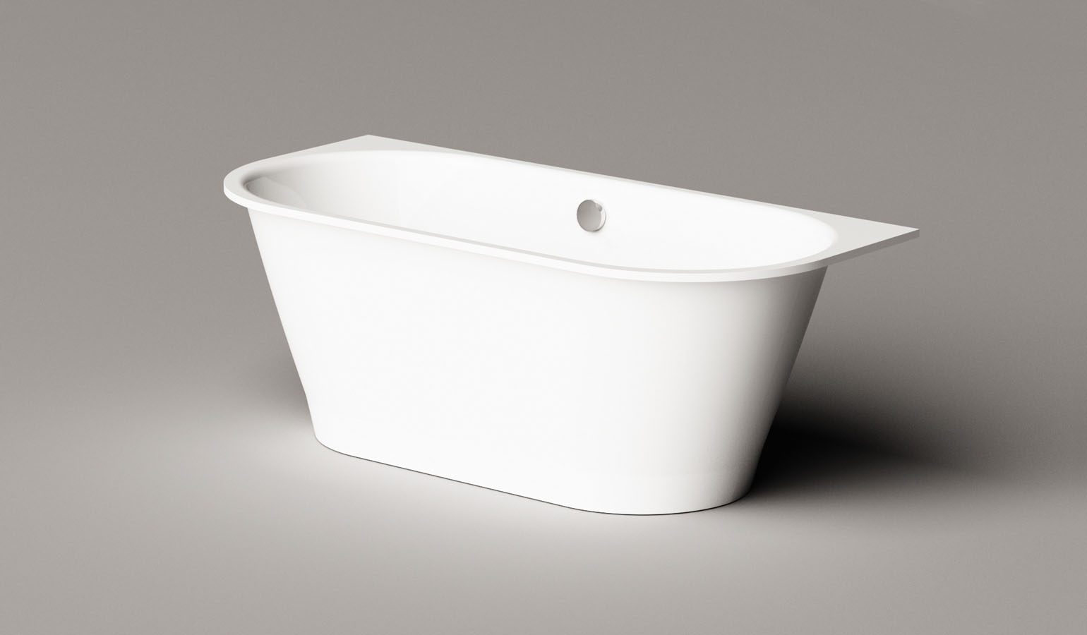 Inbyggnadsbadkar PAA VARIO XL AD 175,5x80 cm, gjutmarmor – 10
