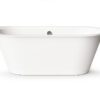Inbyggnadsbadkar PAA VARIO XL CD 180x80 cm, gjutmarmor